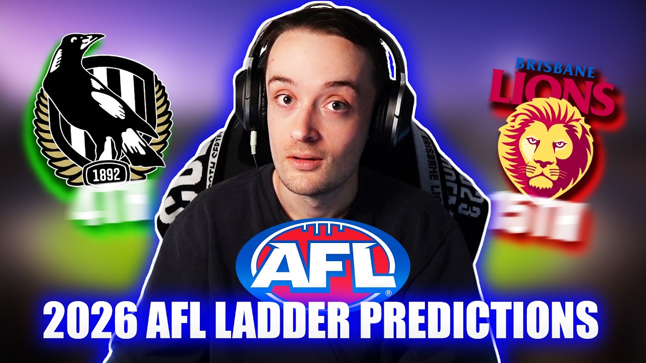 2026 AFL LADDER PREDICTIONS!!!