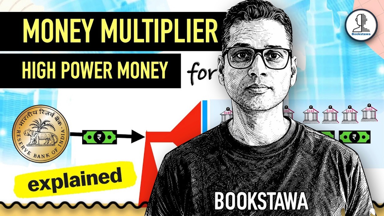 M0 - High Power Money & Money Multiplier | Indian Economy for UPSC