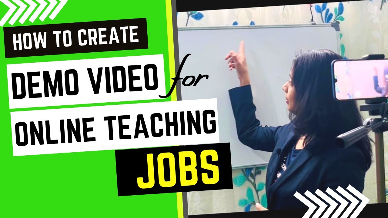How to Create DEMO Video for Online Teaching Jobs | Teaching demo