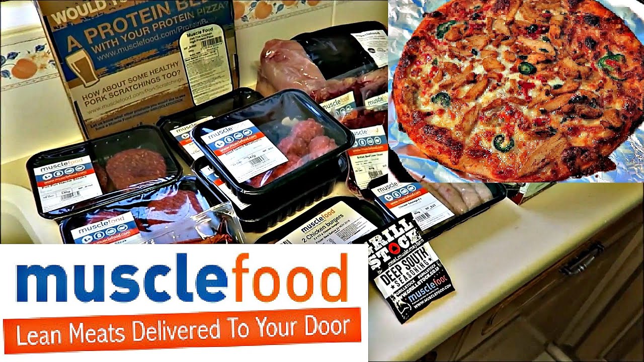 HUGE MUSCLEFOOD ORDER! PROTEIN PIZZA!