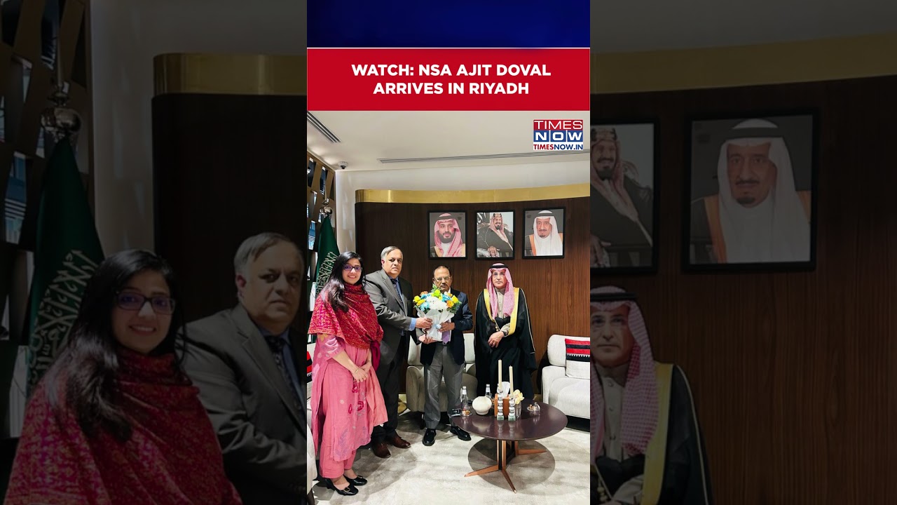 India-Saudi Relations: India&rsquo;s NSA Ajit Doval Reaches Riyadh on Official Visit #shorts