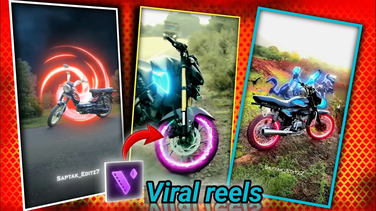 ʙɪᴋᴇ 🤯 NEON EFFECT REELS VIDEOEDITING | GLOWING EFFECT /BIKER REELEDITING| Neon Effect Reel Editing
