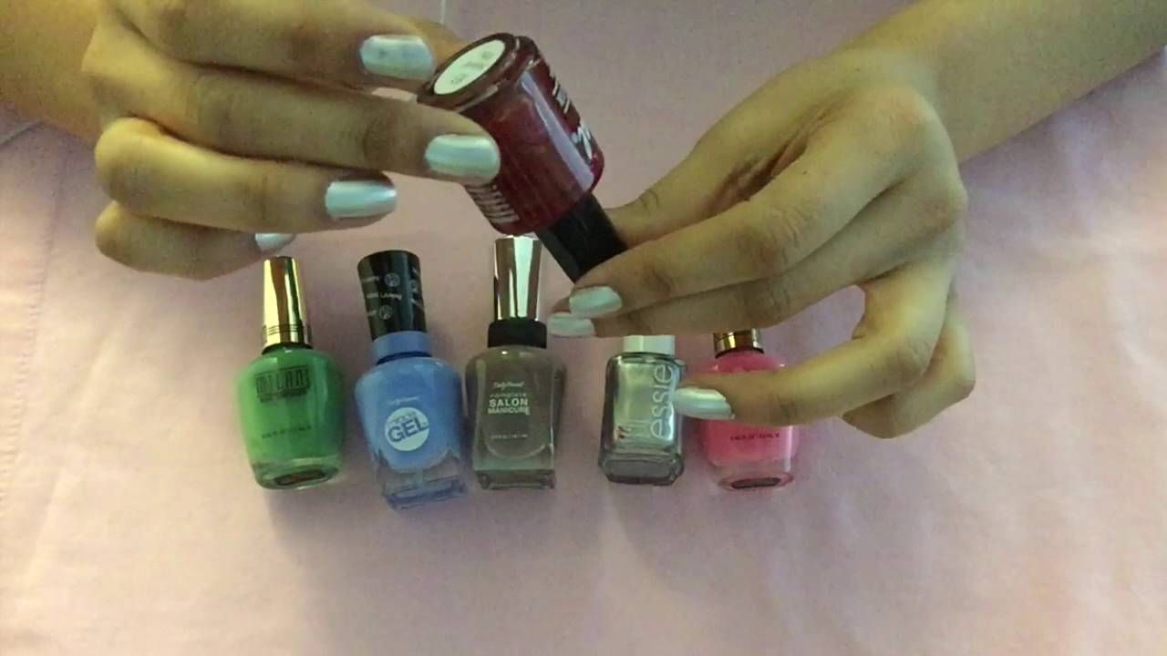 ( Doing my Nails  💅🏻 ) Gum Chewing - popping whisper ASMR  Ramble