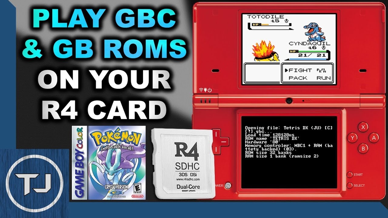 Играйте в игры GameBoy и GameBoy Color на карте R4!