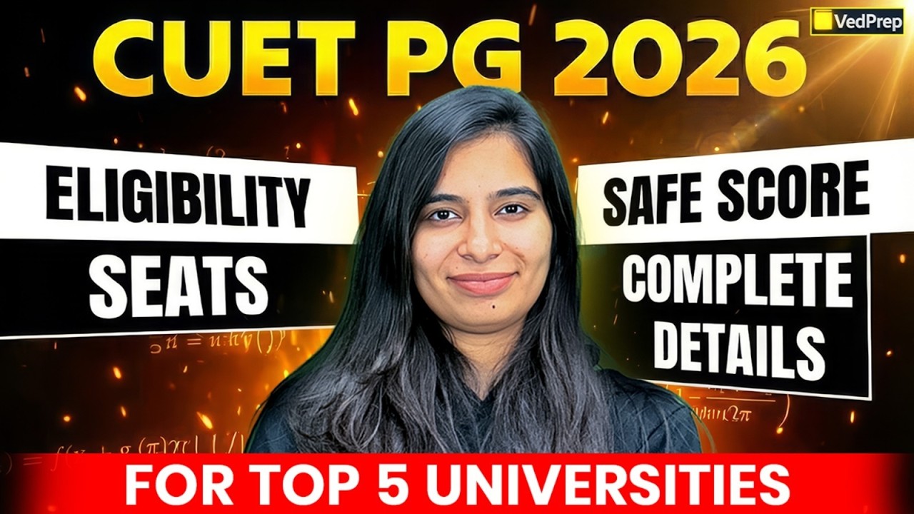 CUET PG 2026 Chemistry | Eligibility, Syllabus & Exam Pattern | Complete Guide | VedPrep Chem