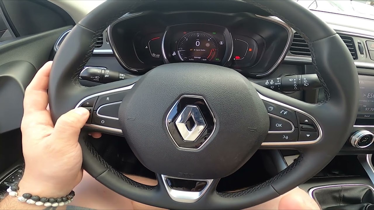 How to Enable or Disable Speed Limiter in Renault Kadjar ( 2015 – now )