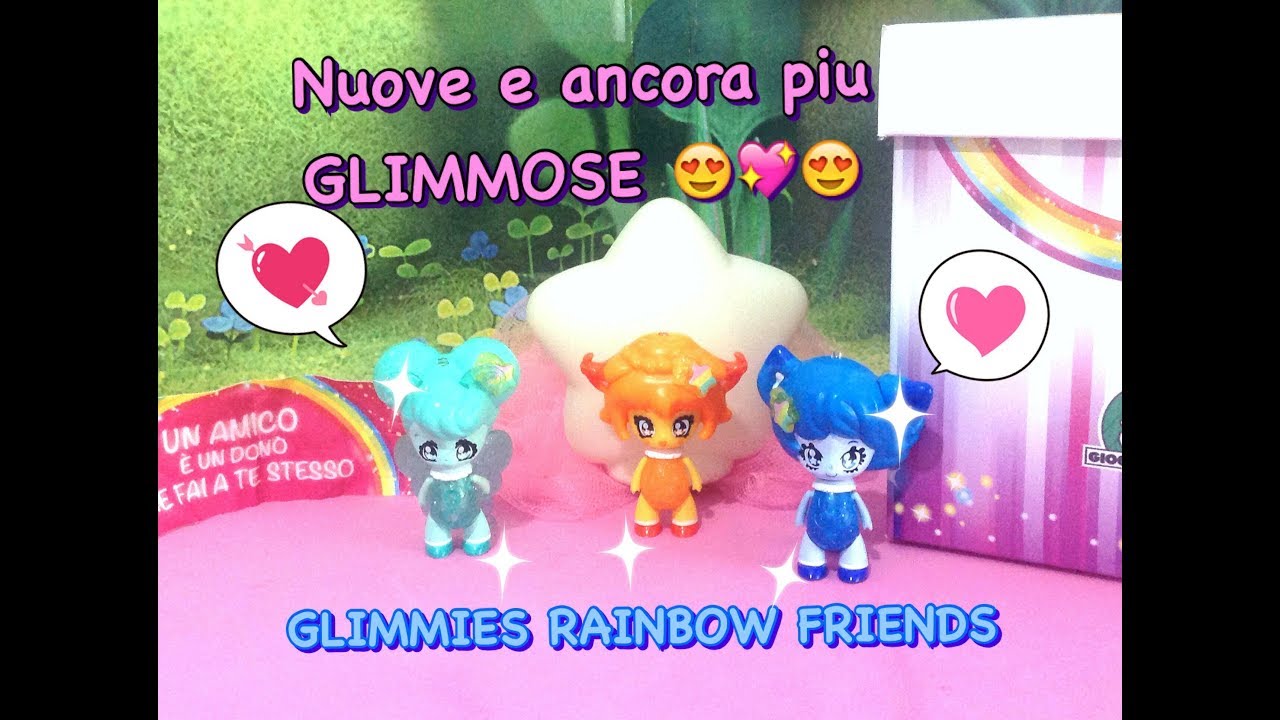 GLIMMIES RAINBOW FRIENDS 💖🌈 scopriamo insieme le NUOVE GLIMMIES by GIOCHI PREZIOSI 🌈💖 REVIEW ITA