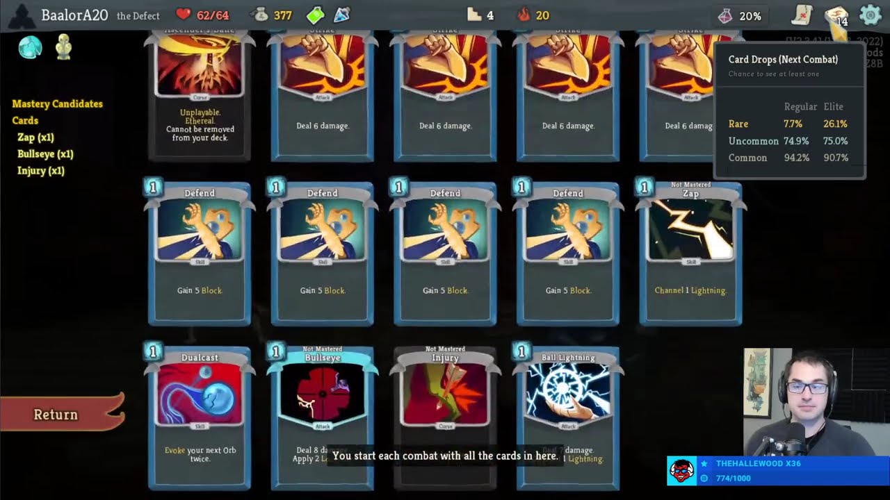 Mastering Injury, Core Surge and Bullseye! - The Slay the Spire Mastery Challenge