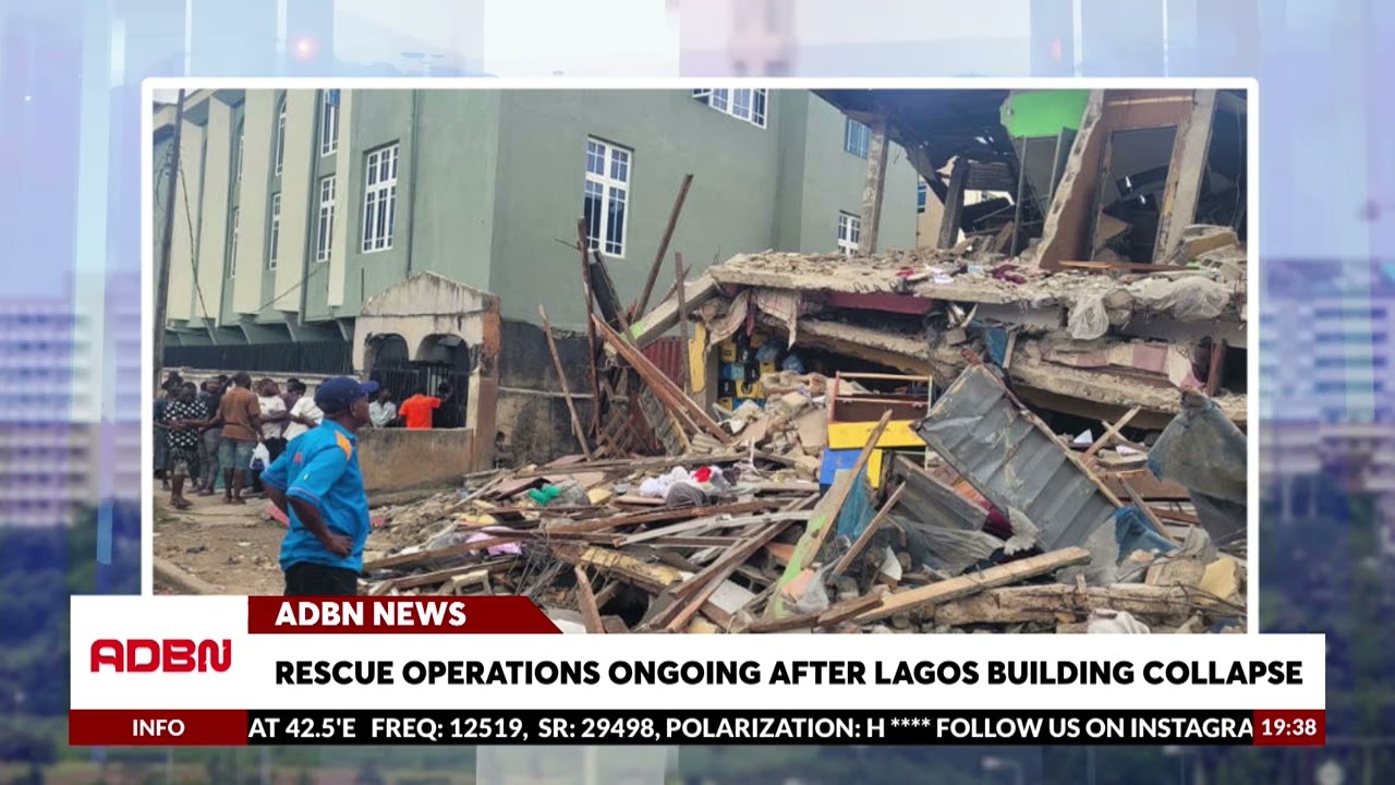 Rescue Operations Ongoing After Lagos Building Collapse
