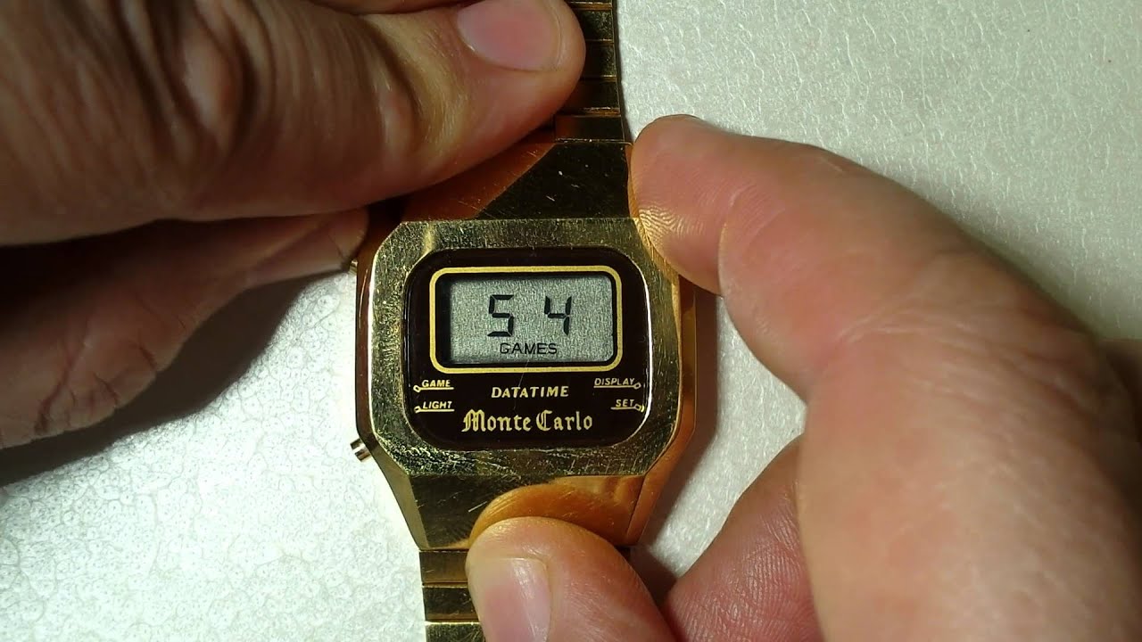 Unitrex Datatime Monte Carlo game watch (games)