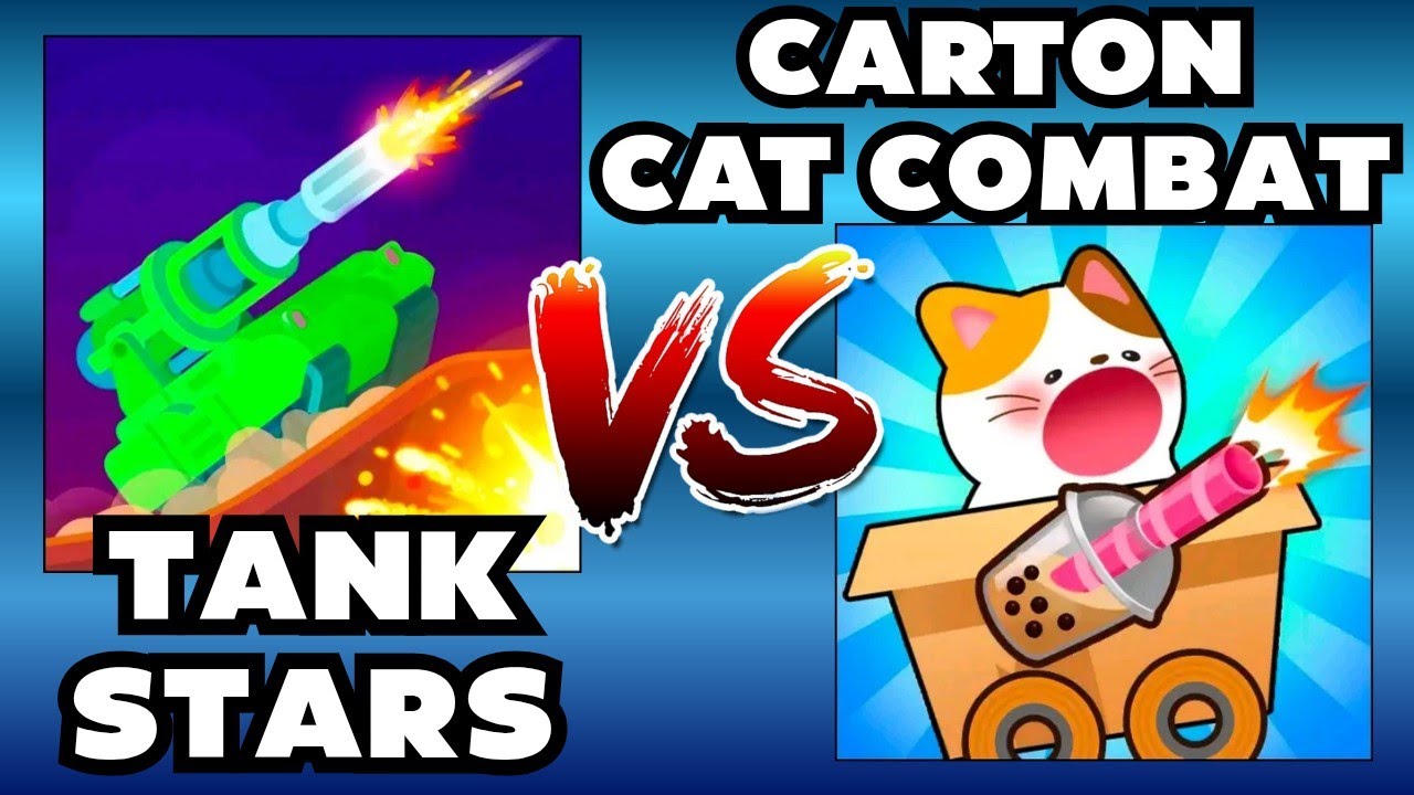 Carton Cat Combat Vs Tank Stars | Gameplay