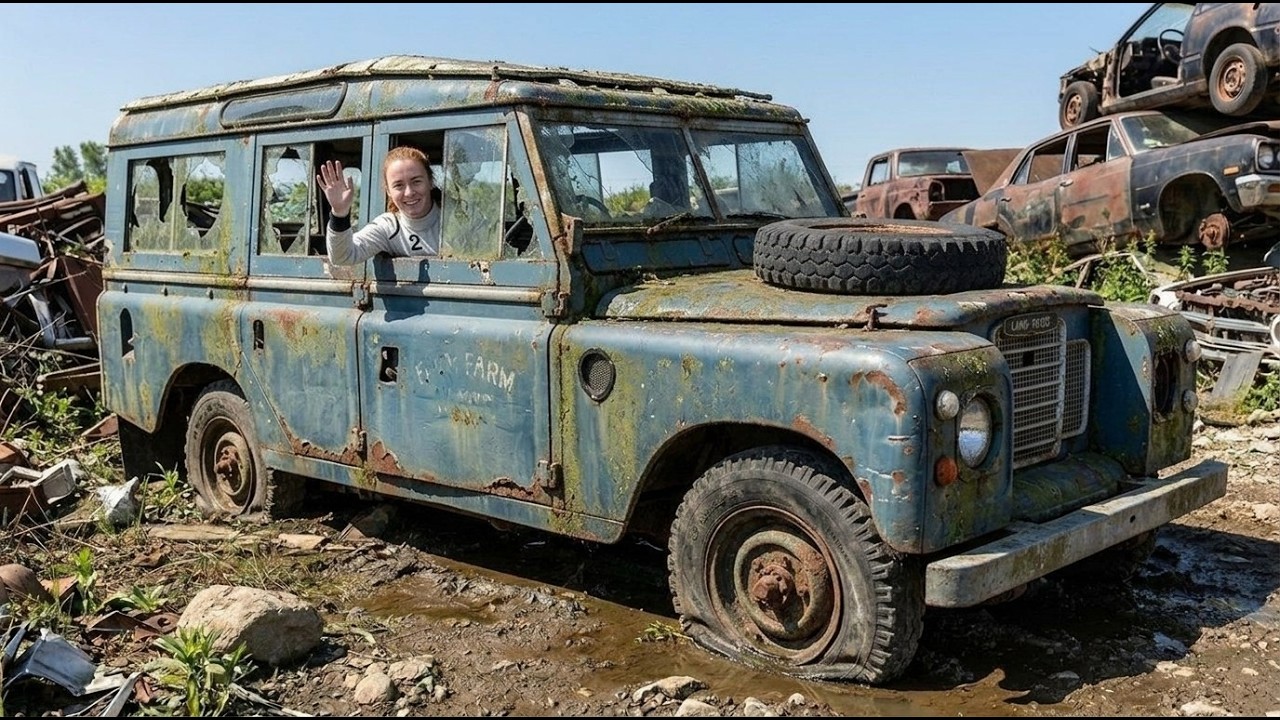 ASMR Car Restoration | Restoring a 1970 Land Rover 109 From Scrap Yard to Showroom