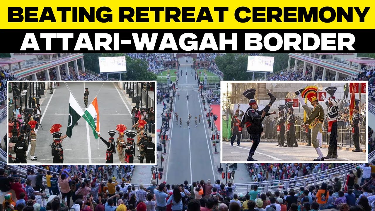 Beating Retreat Ceremony LIVE | Attari-Wagah Border | Independence Day Celebration | BSF | Army