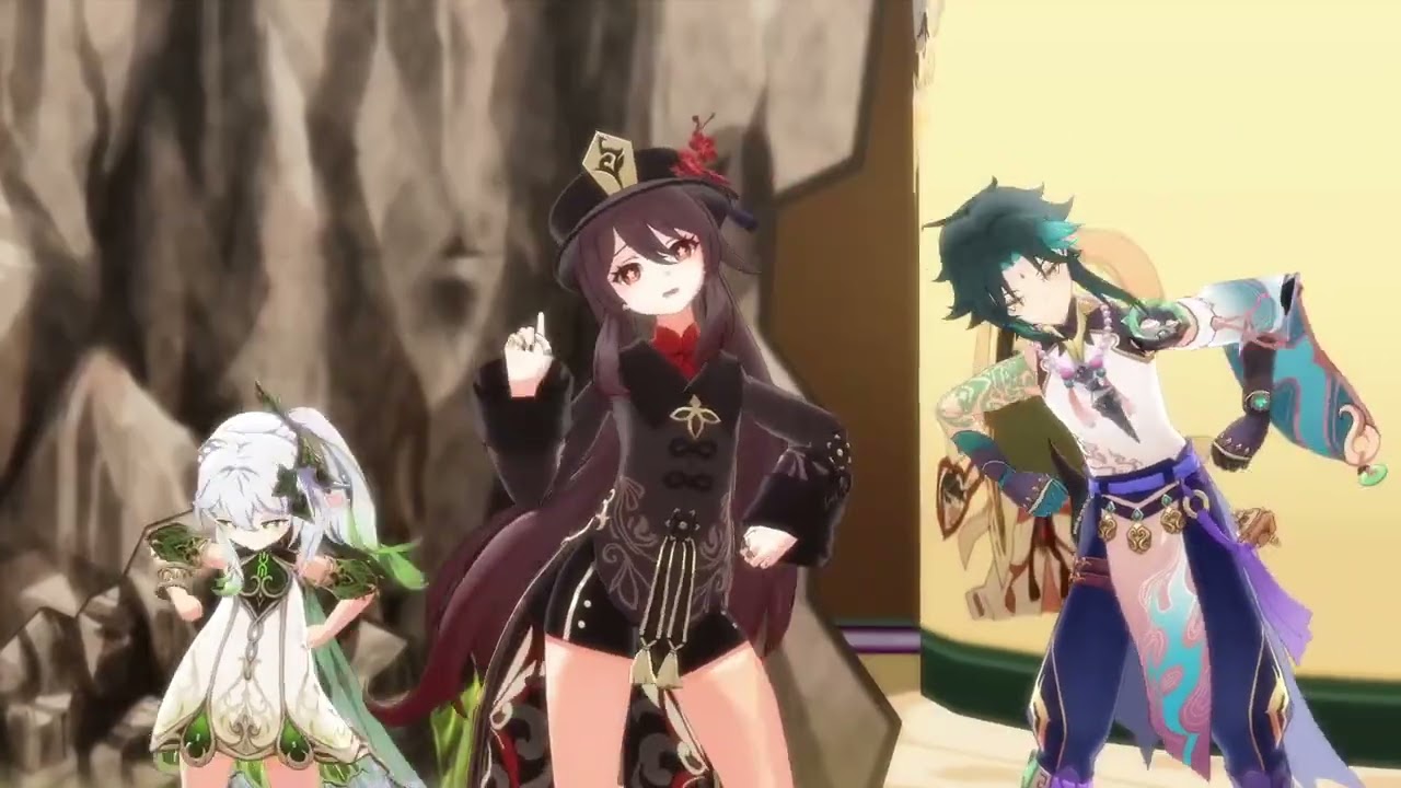 【 MMD原神 원신 해등절 】 신의 뜻대로 神のまにまに 【 Genshin Impact 】