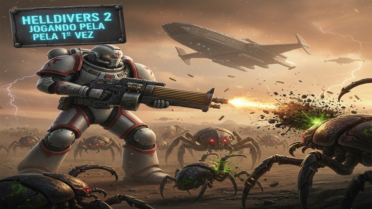 🕷️🔫 HELLDIVERS 2 JOGANDO PELA PRIMEIRA VEZ NA VIDA EM 2026 GAMEPLAY INICIO