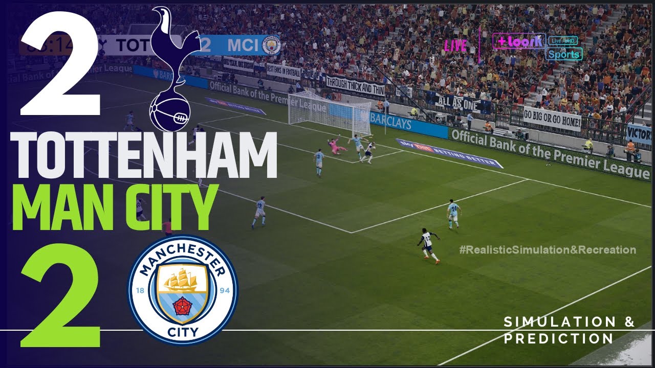TOTTENHAM  vs. MANCHESTER CITY 🔴 | PREMIER LEAGUE 2025-2026 | Full Match Simulation/Recreation