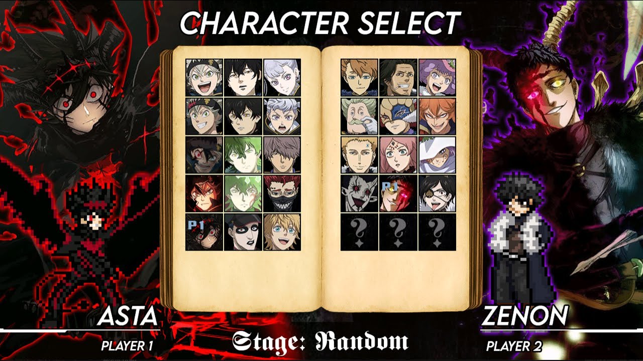 🎮 Black Clover Mugen V8 🎮【Gameplay + Link 】