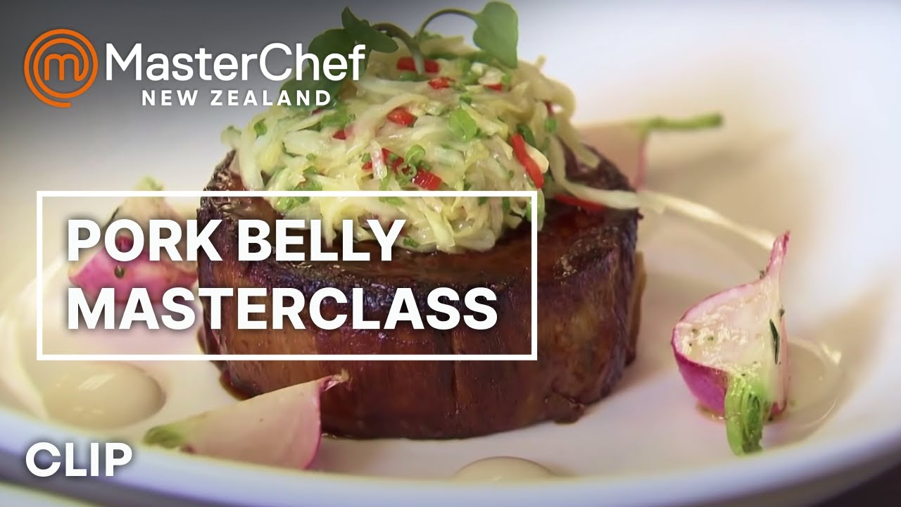 Mastering the Pork Belly Dish | MasterChef New Zealand | MasterChef World