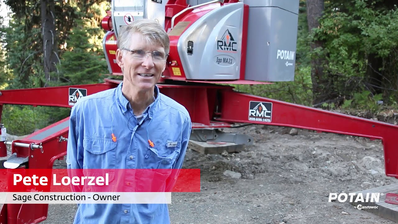 Sage Construction &ndash; Delivers time, money and labor savings with Potain Igo MA 21