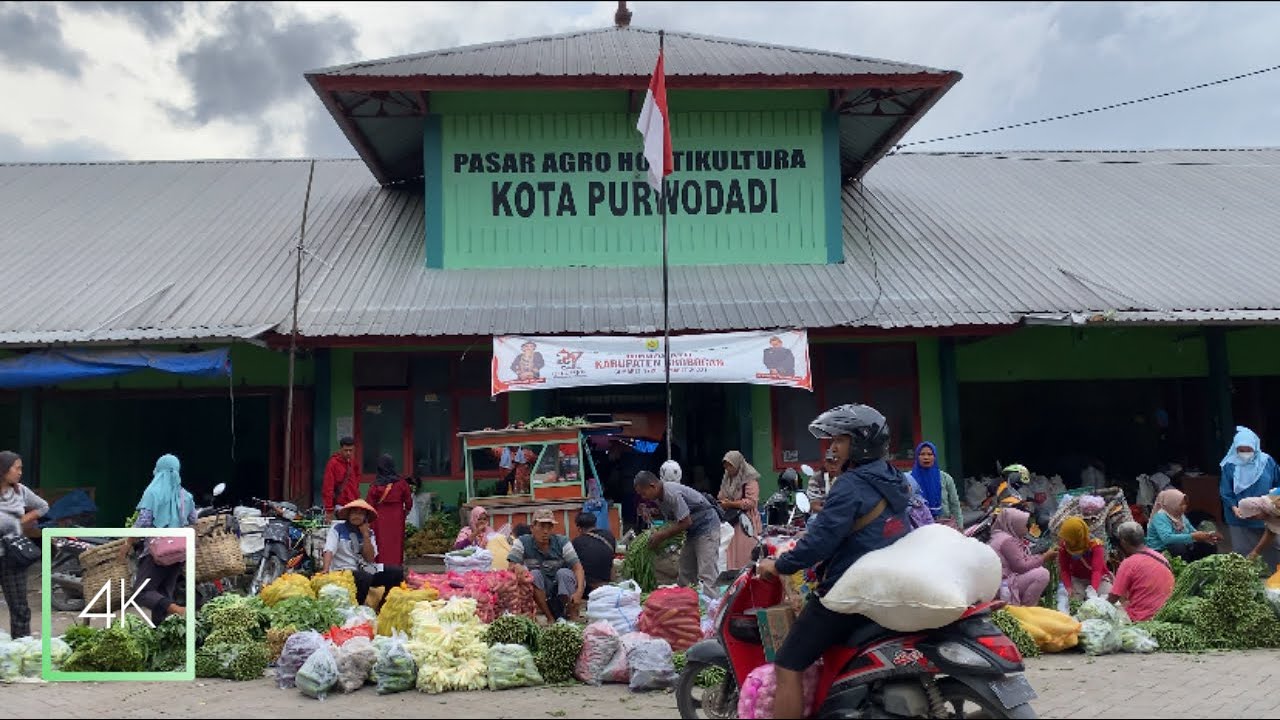 A walk in the agro-horticulture market, Indonesia (Pasar agro hortikultura) Purwodadi Grobogan