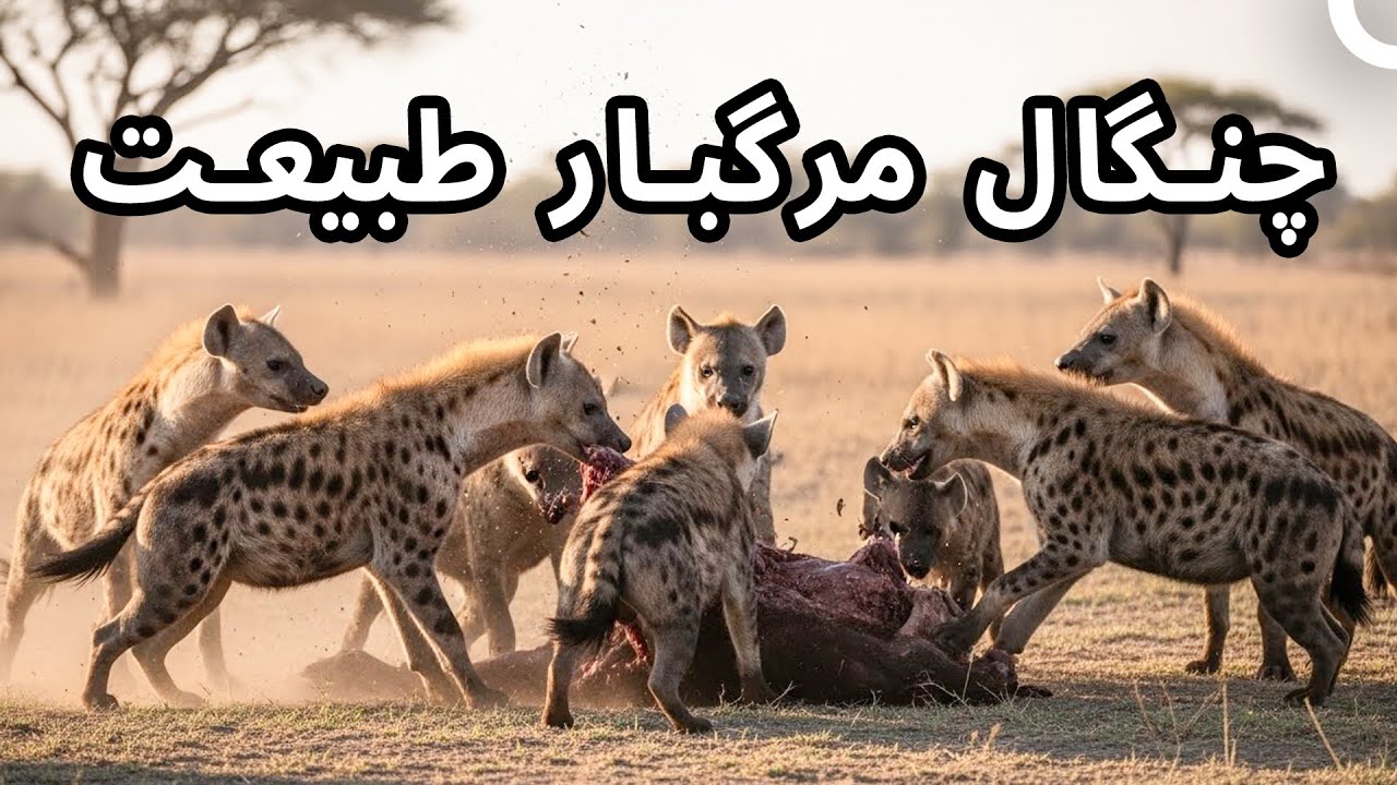 قدرت مرگبار آرواره&zwnj;های کفتار☠️| مستند حیوانات فارسی