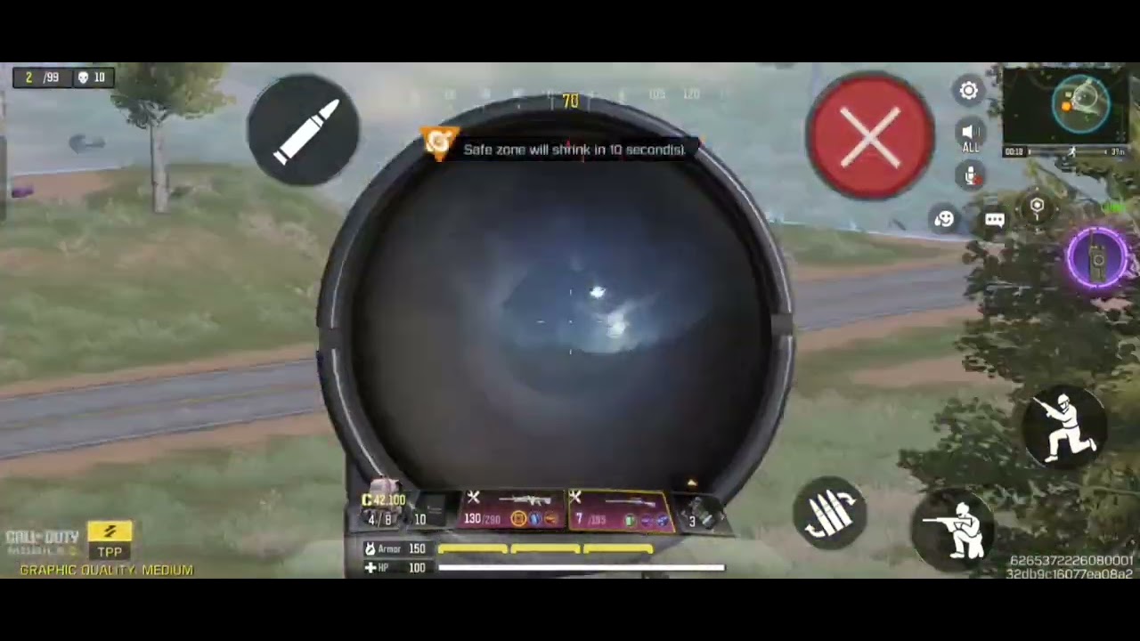 I couldn't fine him for a sec until he shot at me😅 