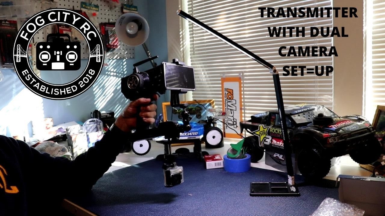 RC Transmitter with Dual Camera Set-up
