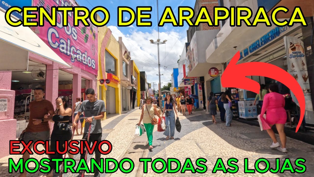 CENTRO DE ARAPIRACA | MOSTRANDO TODAS AS LOJAS | Arapiraca - AL | 4K UHD