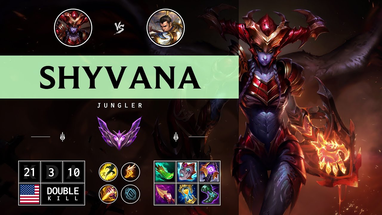 Shyvana Jungle vs Xin Zhao - NA Master Patch 14.14