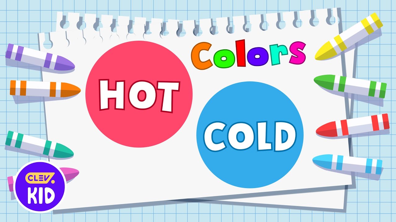 ClevKid | Discover Hot and Cold Colors for Kids, Toddlers & Preschool