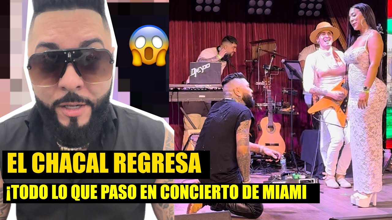 QUÉ PASÓ EN EL CONCIERTO DE EL CHACAL EN MIAMI | 2024