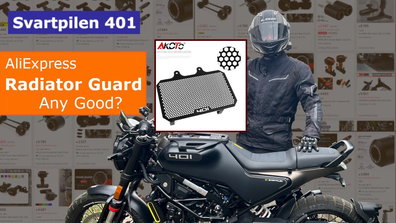 Husqvarna Svartpilen 401 AliExpress Radiator Guard