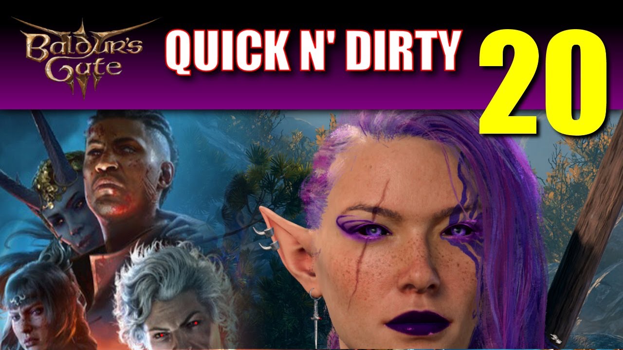 Baldur's Gate 3 Walkthrough #20: Noxious Fumes Overgrown Tunnel + Auntie Ethel's Hair / Boss Fight