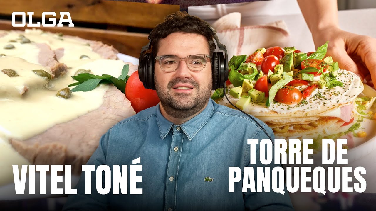 RECETAS para AÑO NUEVO FÁCILES con Dámian Betular: TORRE de PANQUEQUES y VITEL TONÉ