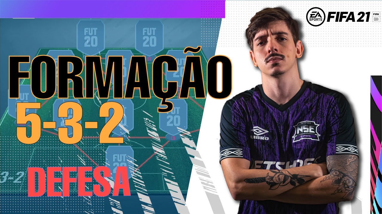 COMO JOGAR NA FORMAÇÃO MAIS META DO FIFA 21! TÁTICAS PERSONALIZADAS DA 5-3-2!