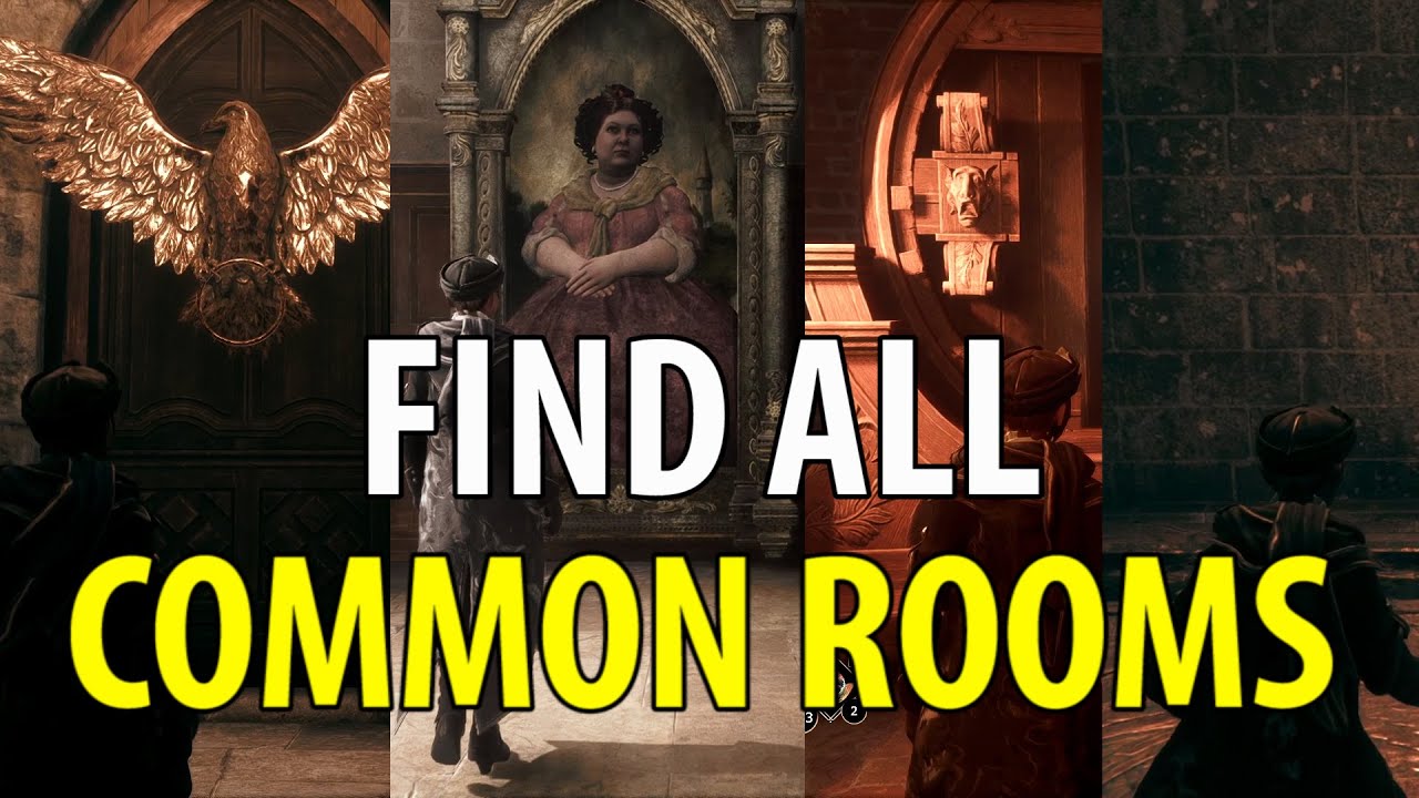 Hogwarts Legacy - How to Find ALL COMMON ROOMS and GO INSIDE THEM