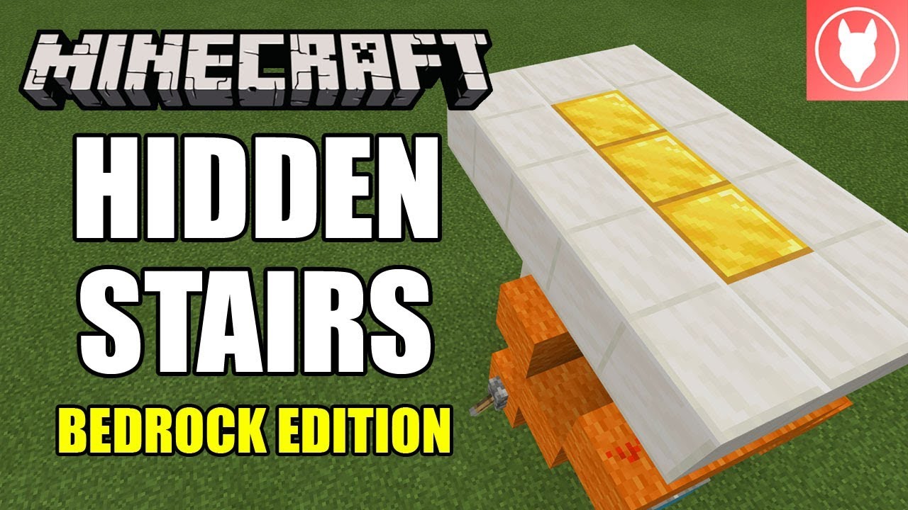 Minecraft Bedrock - Hidden Stairs + Input ( Xbox / MCPE / Windows 10 / Switch )