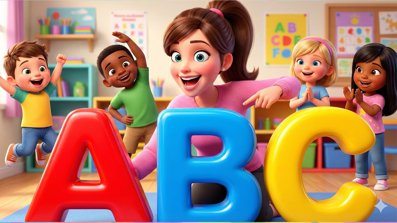 ABC Action Song | Alphabet Action Words for Kids | Move & Learn ABC #magicplayhouse