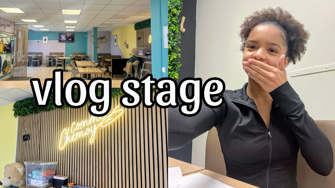  Vlog/une journée dans la peau d’une stagiaire😱