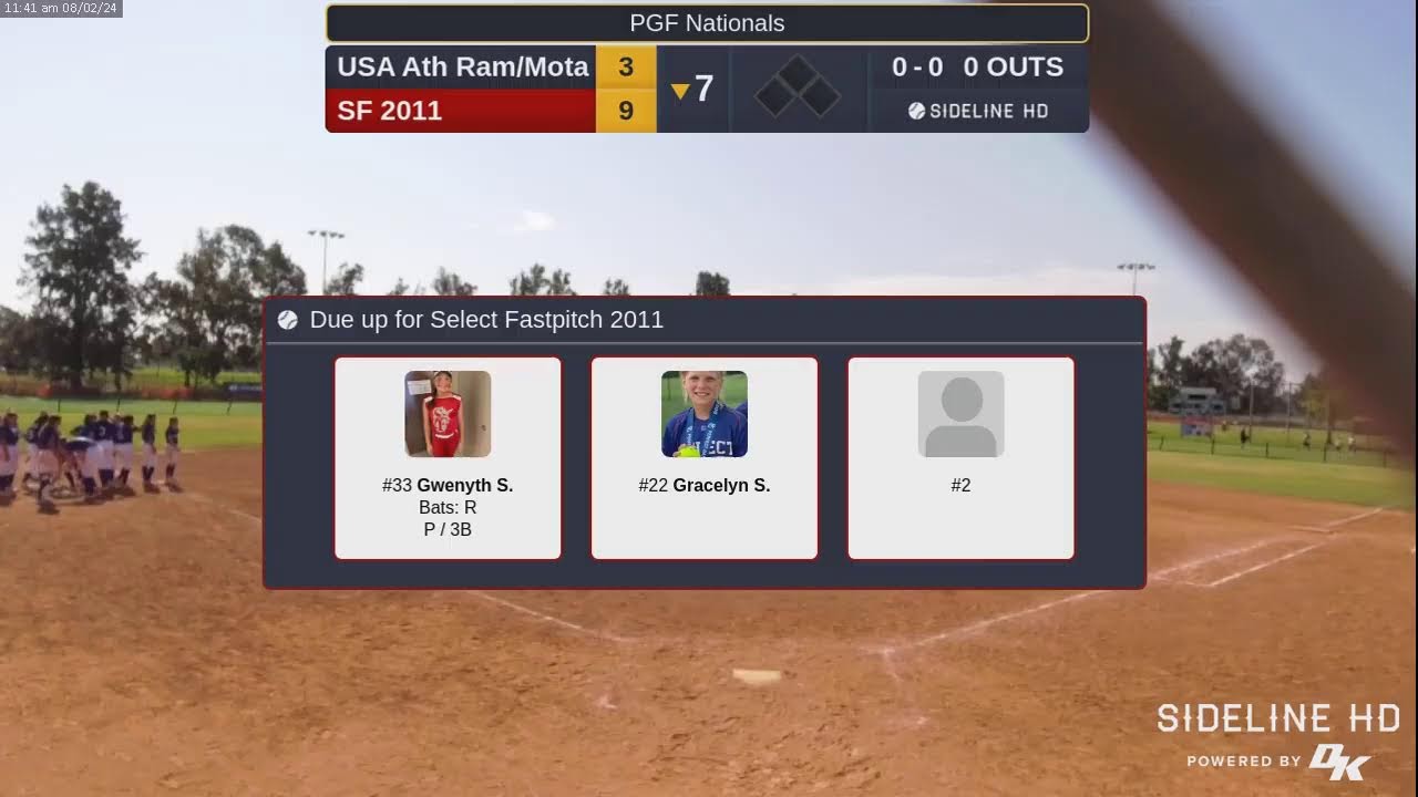 SF 2011 vs. USA Ath Ram/Mota (2024.08.02)