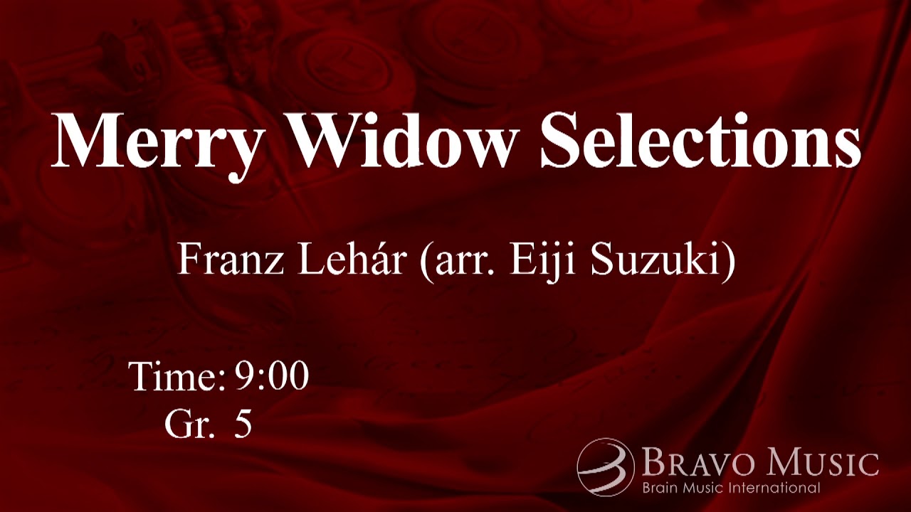 The Merry Widow Selections by Franz Lehár (arr. Eiji Suzuki)