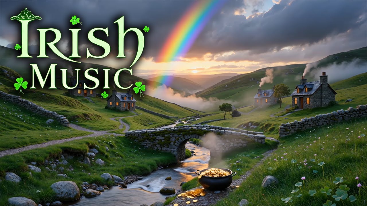 Relaxing Irish Music 🍀 Rainbow Valley Ambience for St. Patrick’s Day