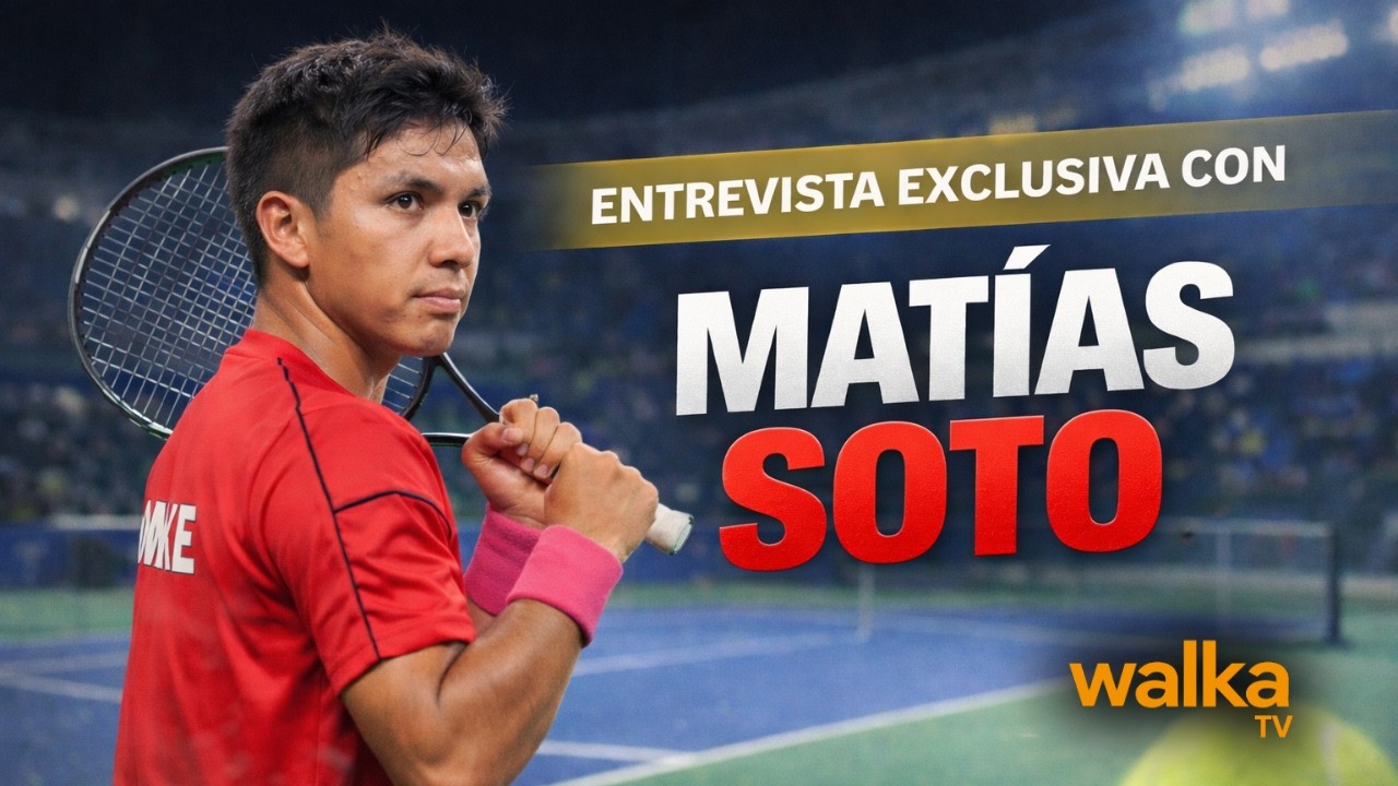 Matías Soto, tenista Chileno en WALKA TV  |  Entrevista exclusiva en 