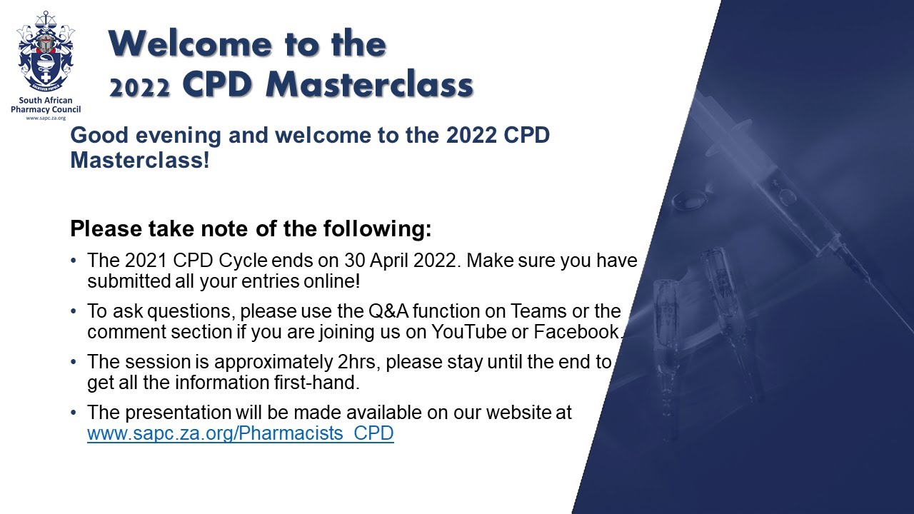 SAPC CPD Webinar