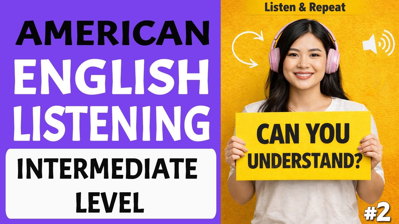 English Listening Practice – Intermediate | Everyday Sentences - 2