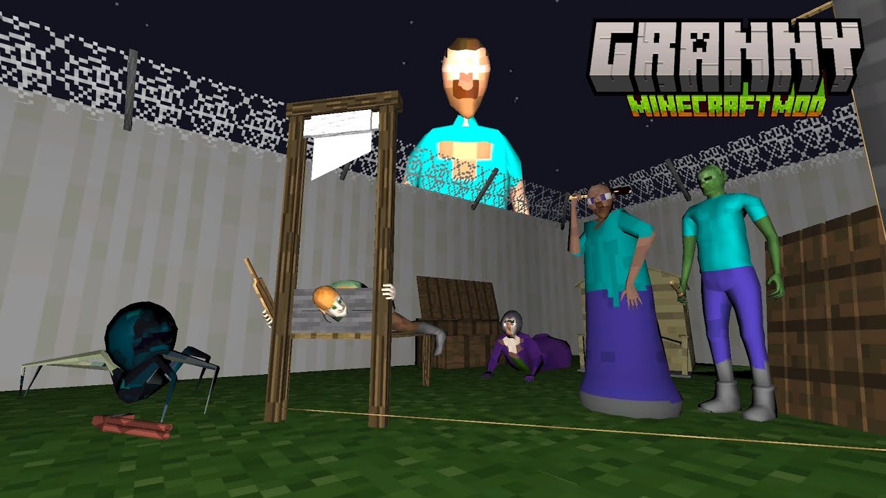 Granny minecraft mod apk download #granny 