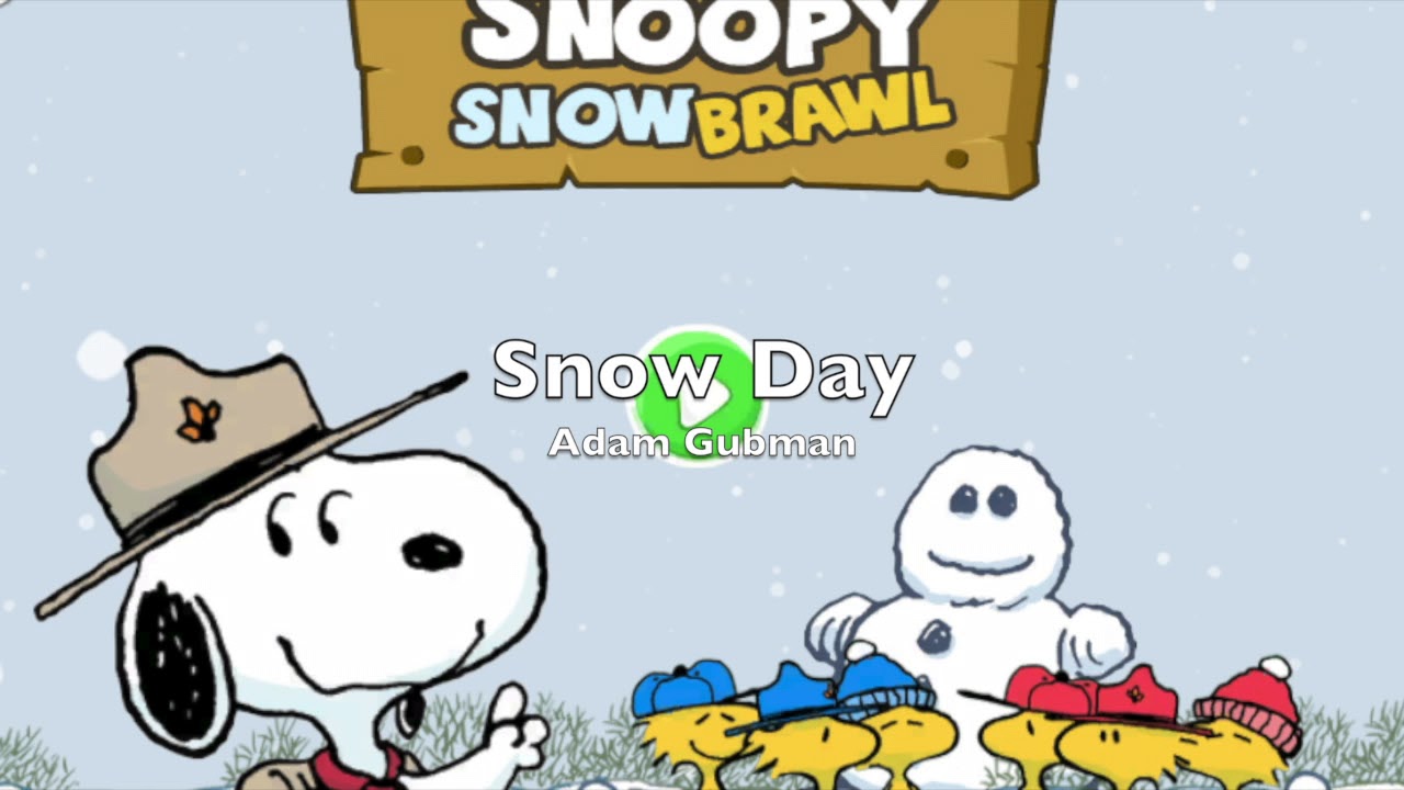 Snoopy Snow Brawl - Music by Adam Gubman (Moonwalk Audio)