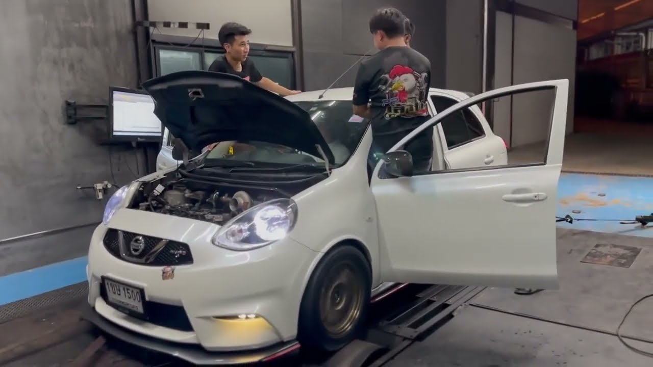 HR16DET  - Nissan Micra 1.6 Turbo got 366HP from Thailand
