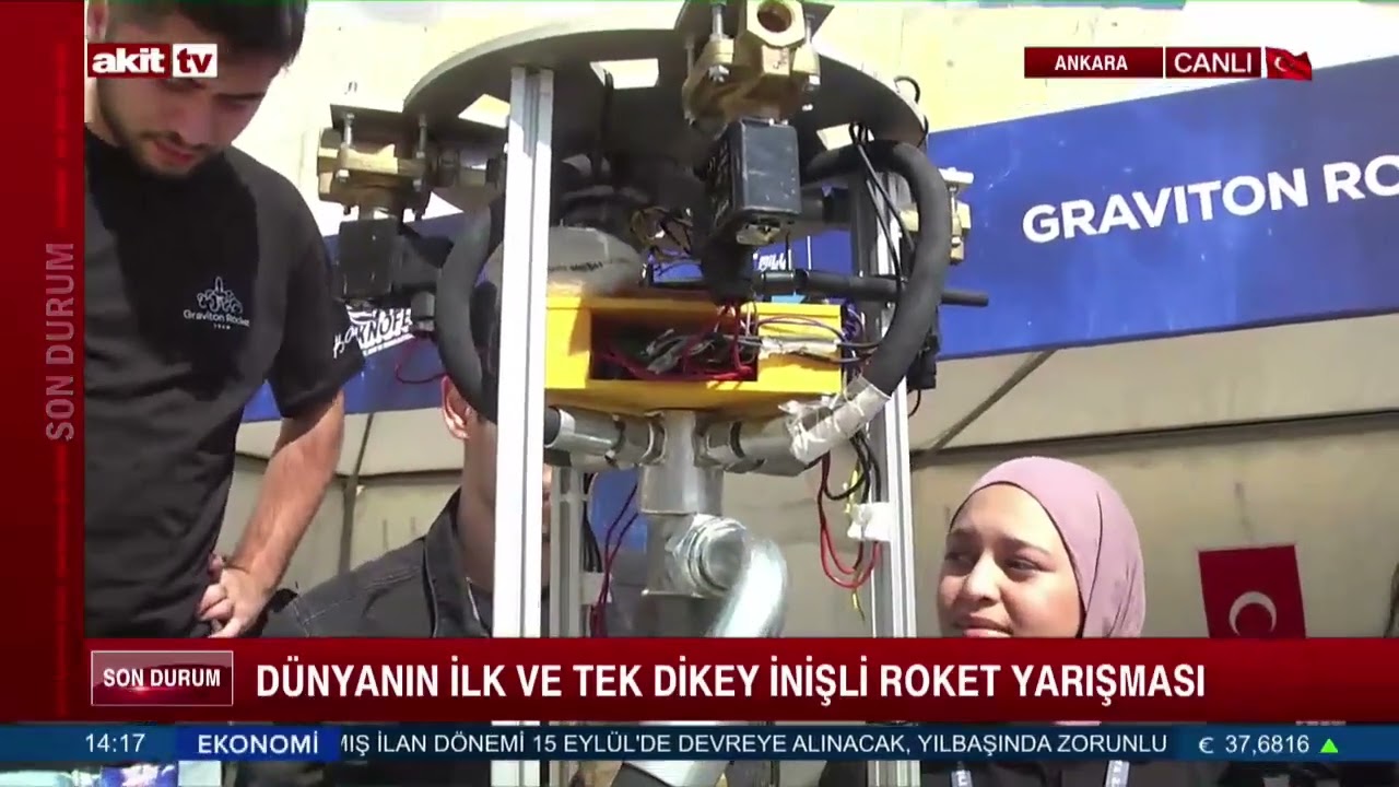 Dünyanın ilk ve tek dikey inişli roket yarışması