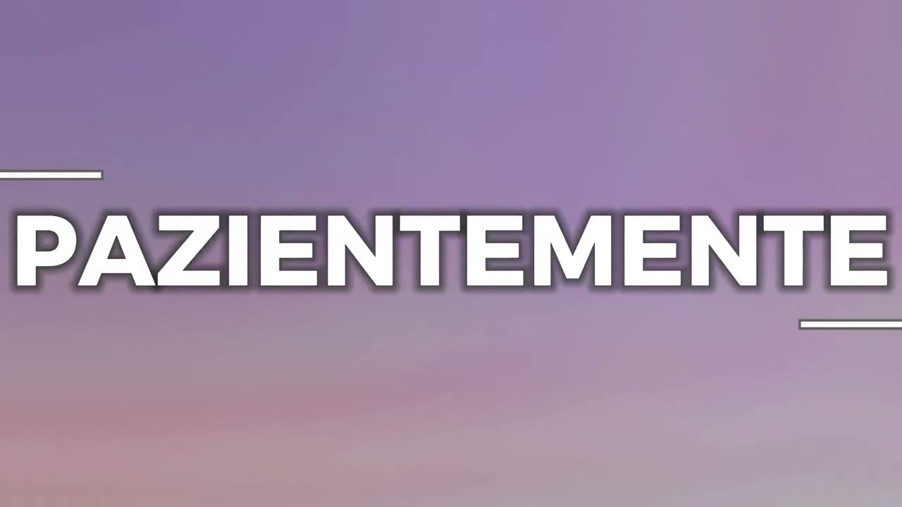 Pazientemente (tratto dal Salmo 40)